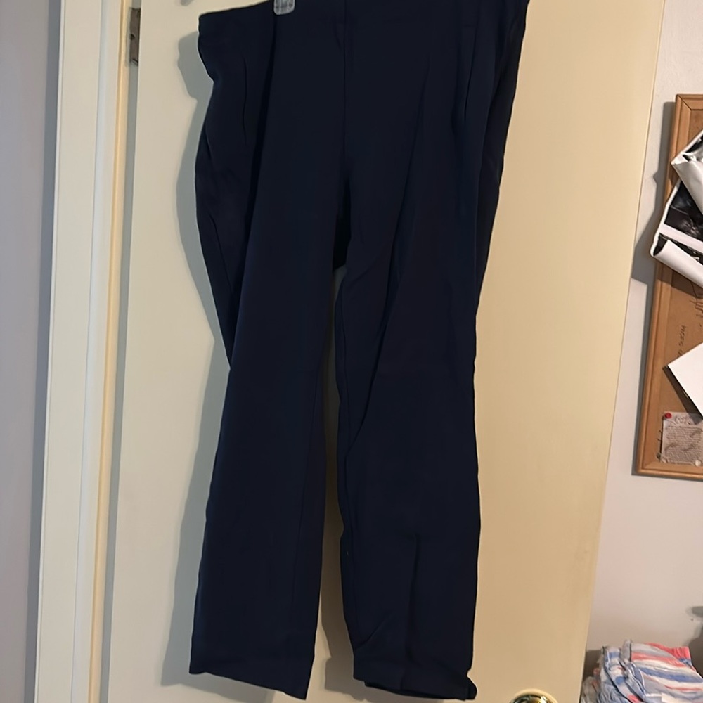 Chicos 3 (XL) navy ponte pant